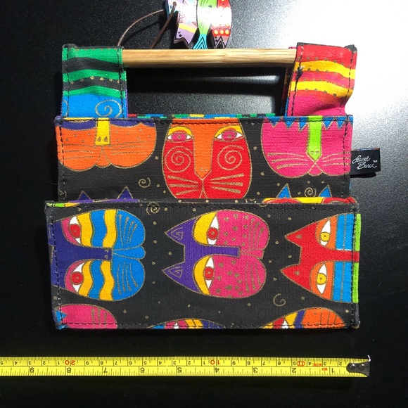 NWOT Very Rare Laurel Burch Multi Coloured Clutch (Sm) - Picture 14 of 17